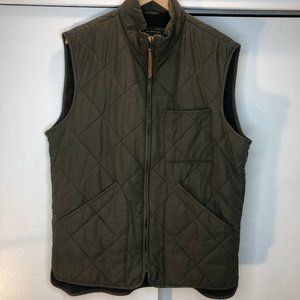 J. Crew Mens Green outerwear Vest ,  Sz Large